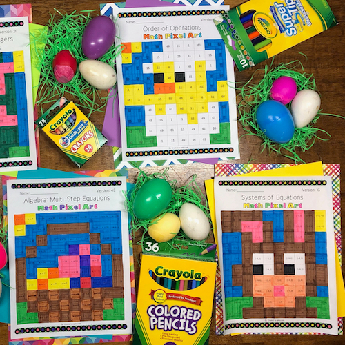 Easter Pixel Art Image