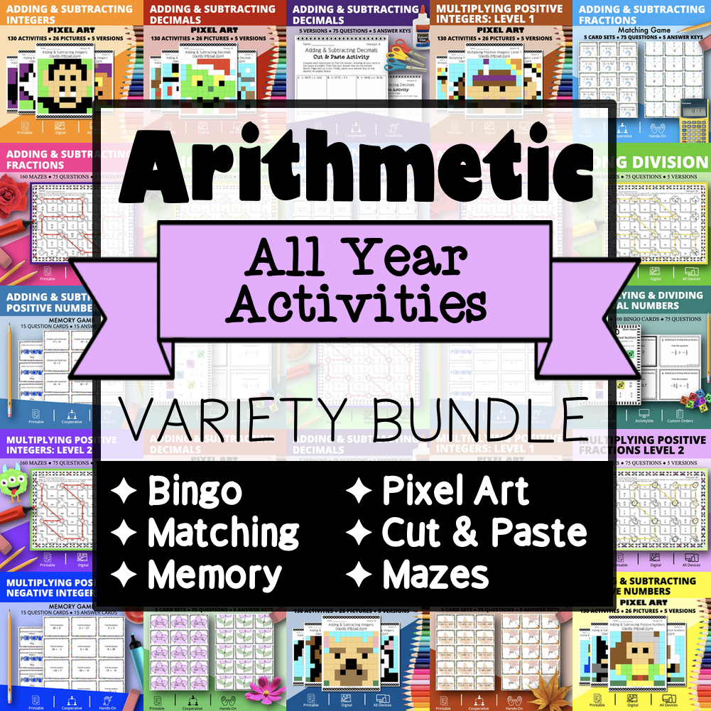 Arithmetic All Year Bundle